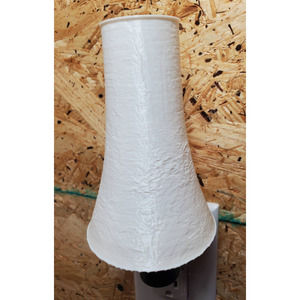 Beautiful 7" Curved Chinese Painting Art Depiction Lithophane Night Light